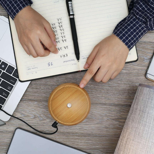 Wood Grain Desktop Humidifier.