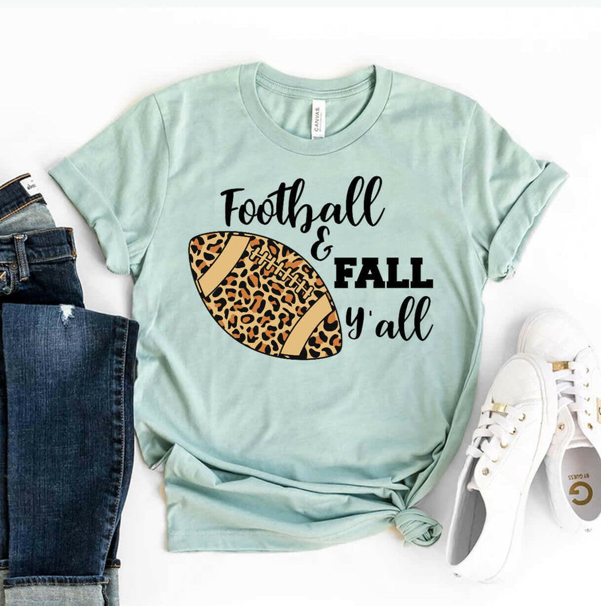 Football & Fall Y'all T-shirt