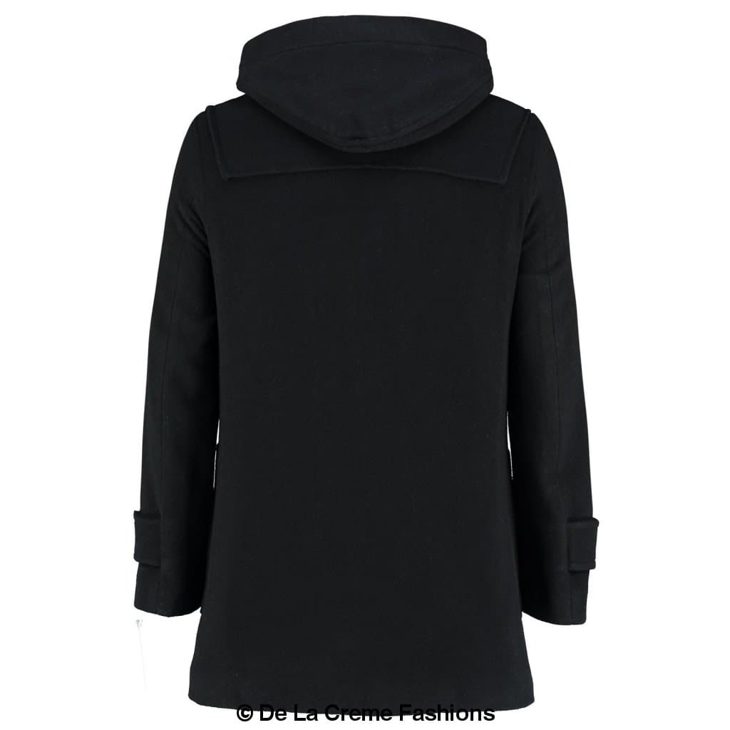 CLAREMONT - Mens Wool Blend Hooded Duffle Coat