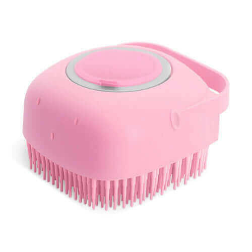 Pet Dog Shampoo Massager Brush Cat Massage Comb Grooming Scrubber