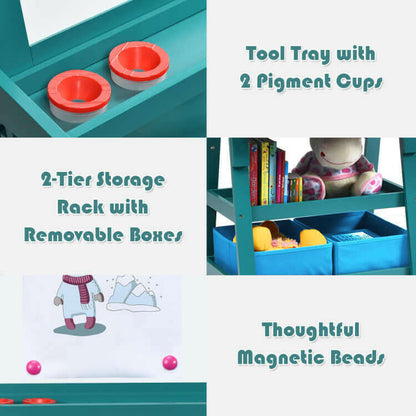 3-in-1 Art Easel for Kids - Double-Sided &amp; Storage