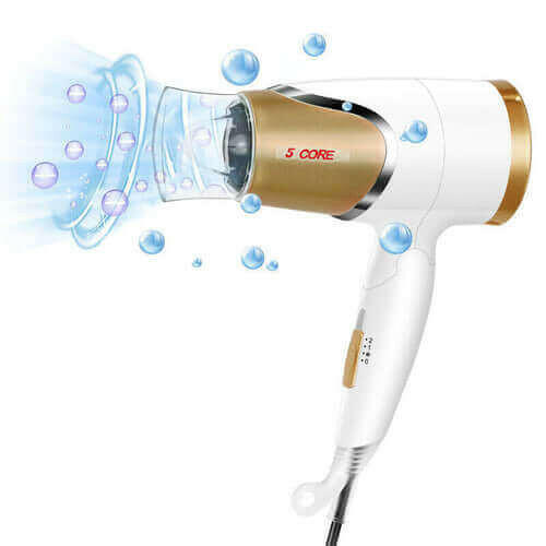 Hair Blow Dryer Lightweight Conditioner Cord Keeper Hair Dryer Ionic