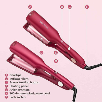 Hair Waver Iron Beach Waver Wand Hair Crimper Hair Waver Barrel