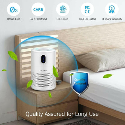 Air Purifier, H13 True HEPA Air Purifier for Home Large Room Up To
