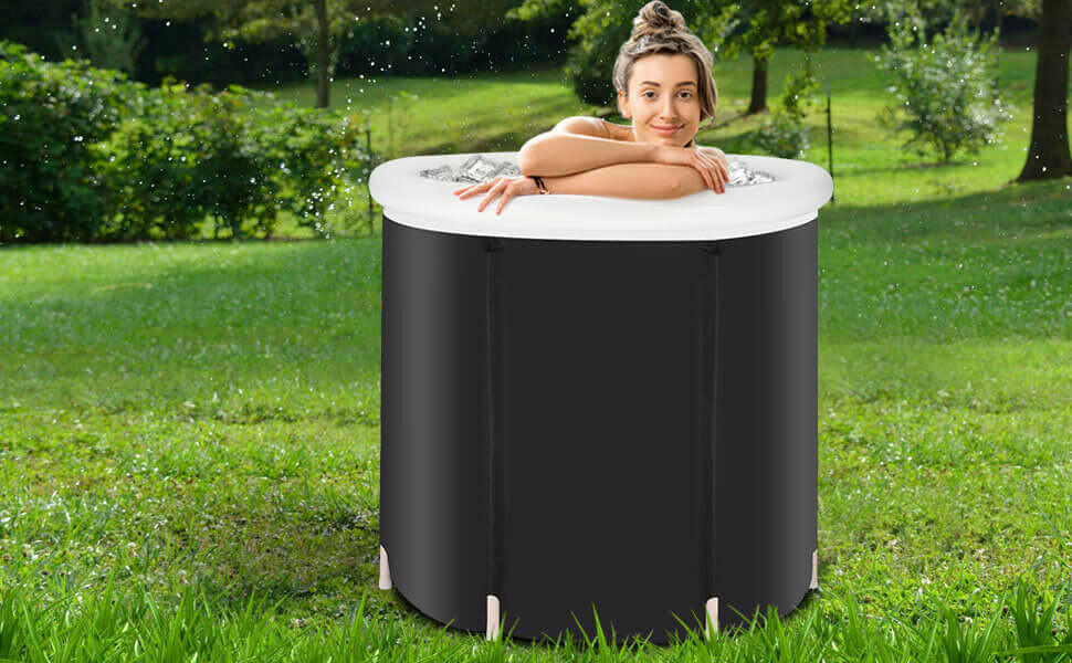 Foldable Ice Tub for Recovery - Outdoor &amp; Portable