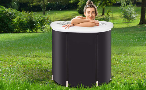 Recovery ice tub, Foldable Adult Bathtub, Outdoor Portable Cold Water