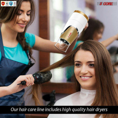 Hair Blow Dryer Lightweight Conditioner Cord Keeper Hair Dryer Ionic