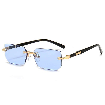 Women’s Rimless Jelly-Color Sunglasses
