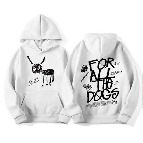 Rapper Drake New Album for All the Dogs Graphic Hoodies Men Women Fashion Hip Hop Pullovers Sweatshirt Vintage Streetwear Hoodie