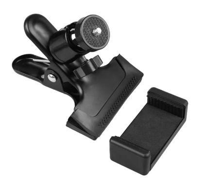 Adjustable Guitar Phone Clip Holder – Black