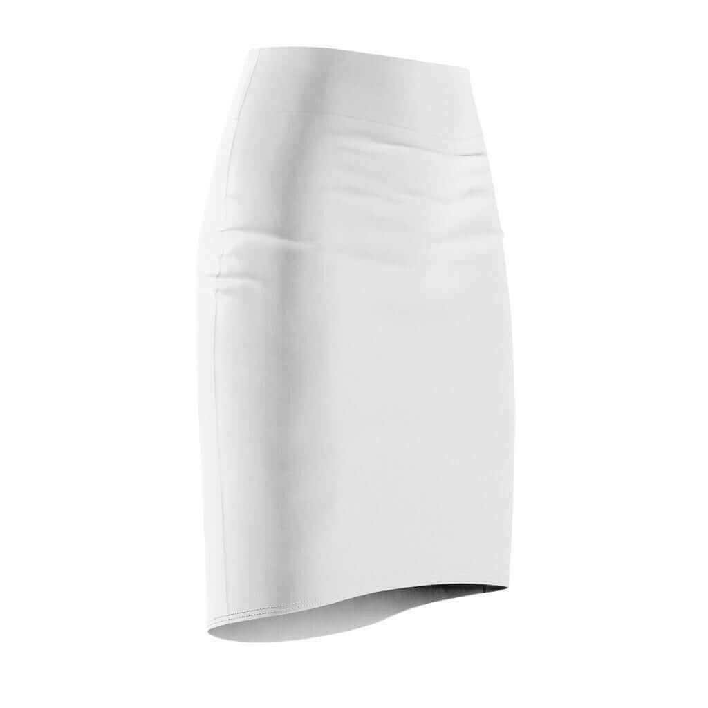 Womens Skirt, White Pencil Skirt.