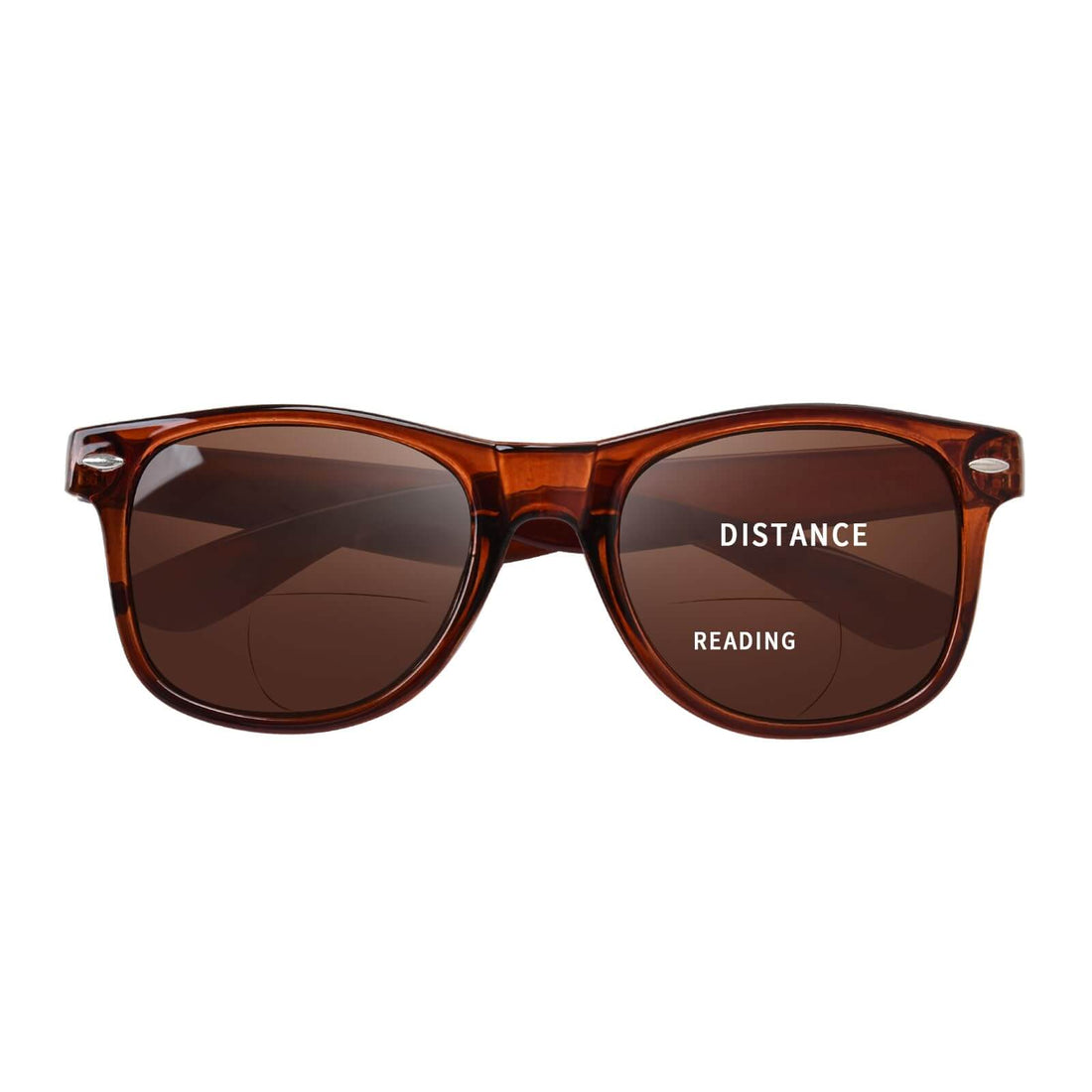 FONHCOO Bifocal Reading Sunglasses, Brown 2.5