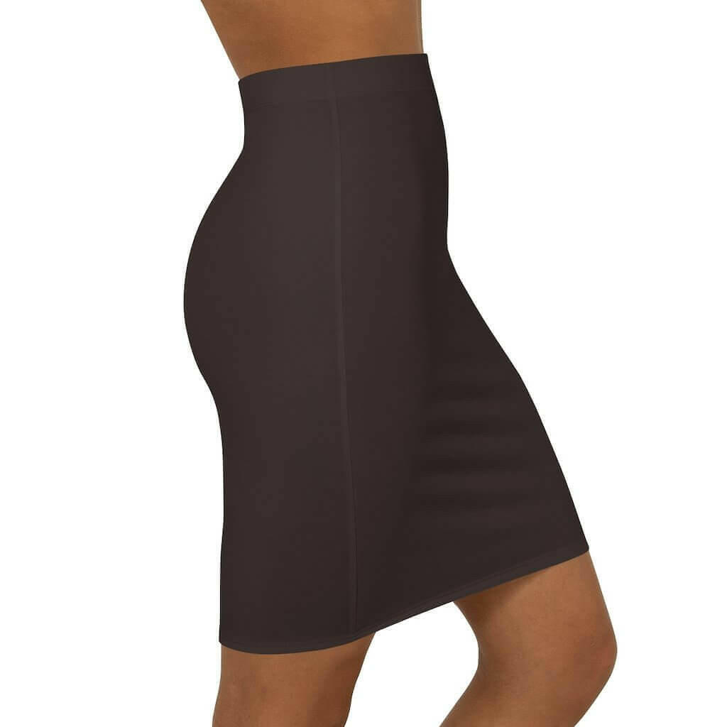 Womens Skirt, Dark Chocolate Brown Pencil Skirt.