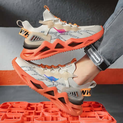 Mesh Breathable Sneakers - Stylish Men&