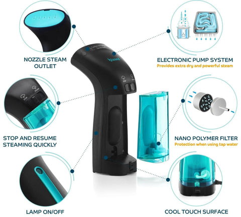 Steamer for Clothes Travel Handheld Portable Steamer for Garment and.