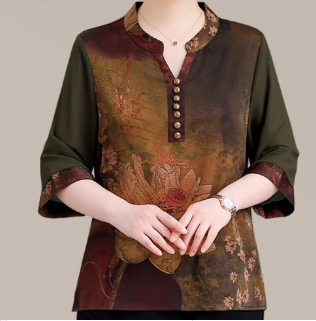 Sophisticated Summer Tops for Middle-Aged Women (One Piece)