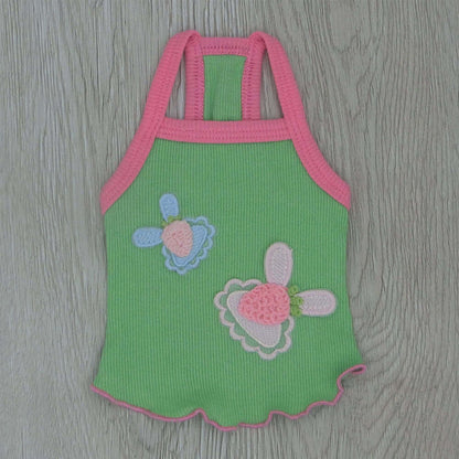 Cotton Suspender Vest for Cats and Dogs