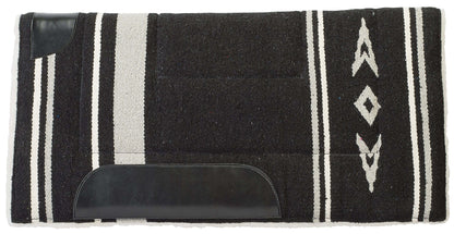Weaver Equine 32 x 32-Inch Acrylic Saddle Pad - Black/Gray