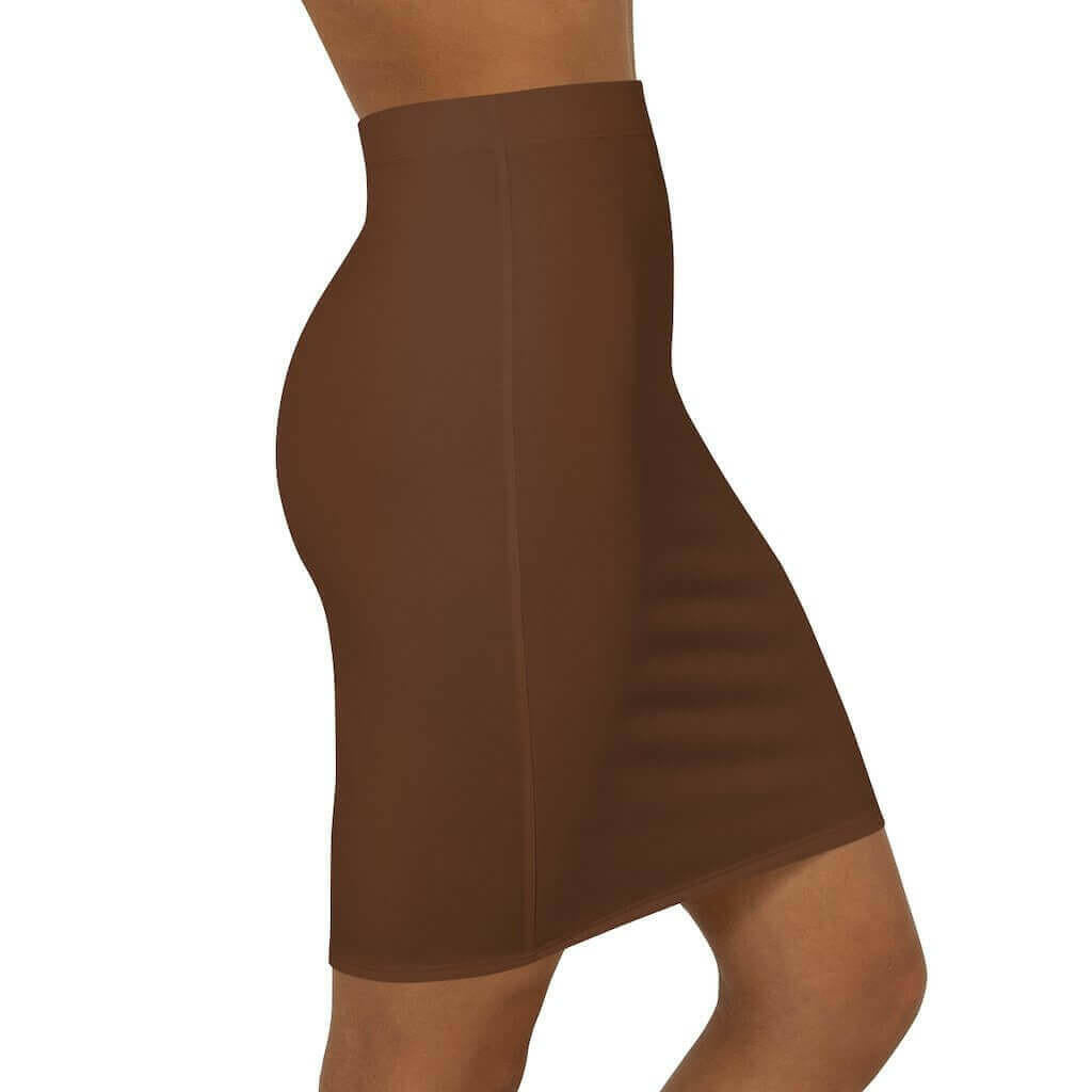 Womens Skirt, Chocolate Brown Pencil Skirt.