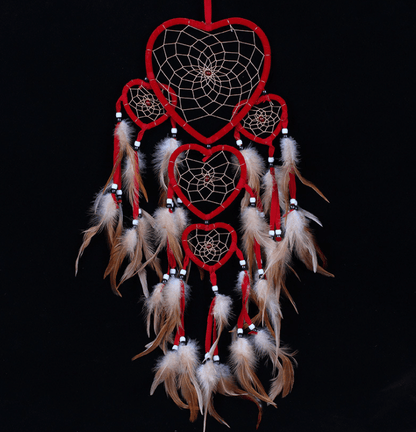 Five-Ring Dream Catcher Wall Hanging