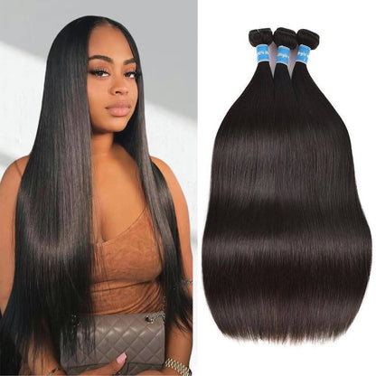 Straight Human Hair Bundles – 22, 24 &amp; 26 Inches