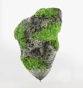 Floating Rock Aquarium Decoration - Grey