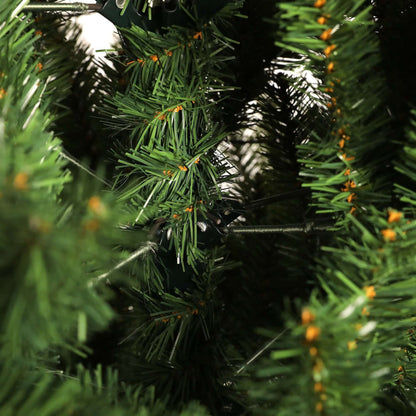 Pre-lit Christmas Tree 7.5ft Artificial Hinged Xmas Tree with 400