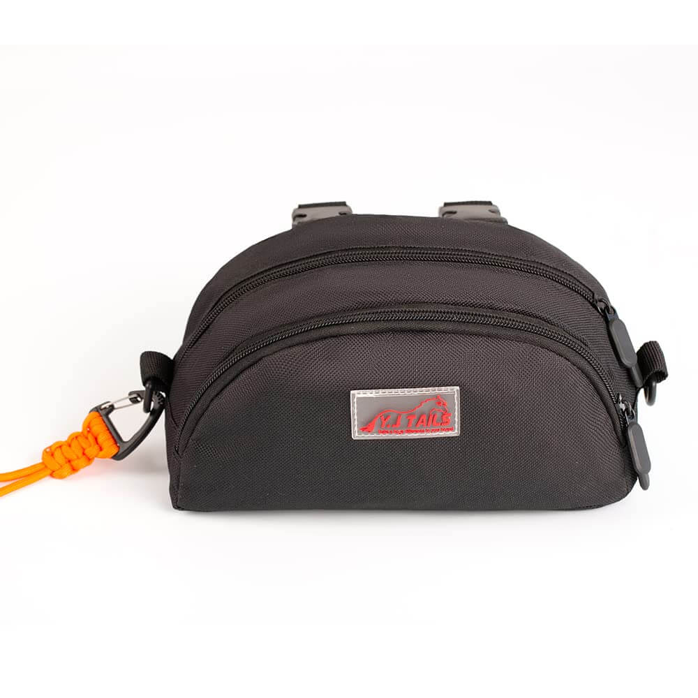 Y.J TAILS Waterproof Pommel Saddle Bag - Black