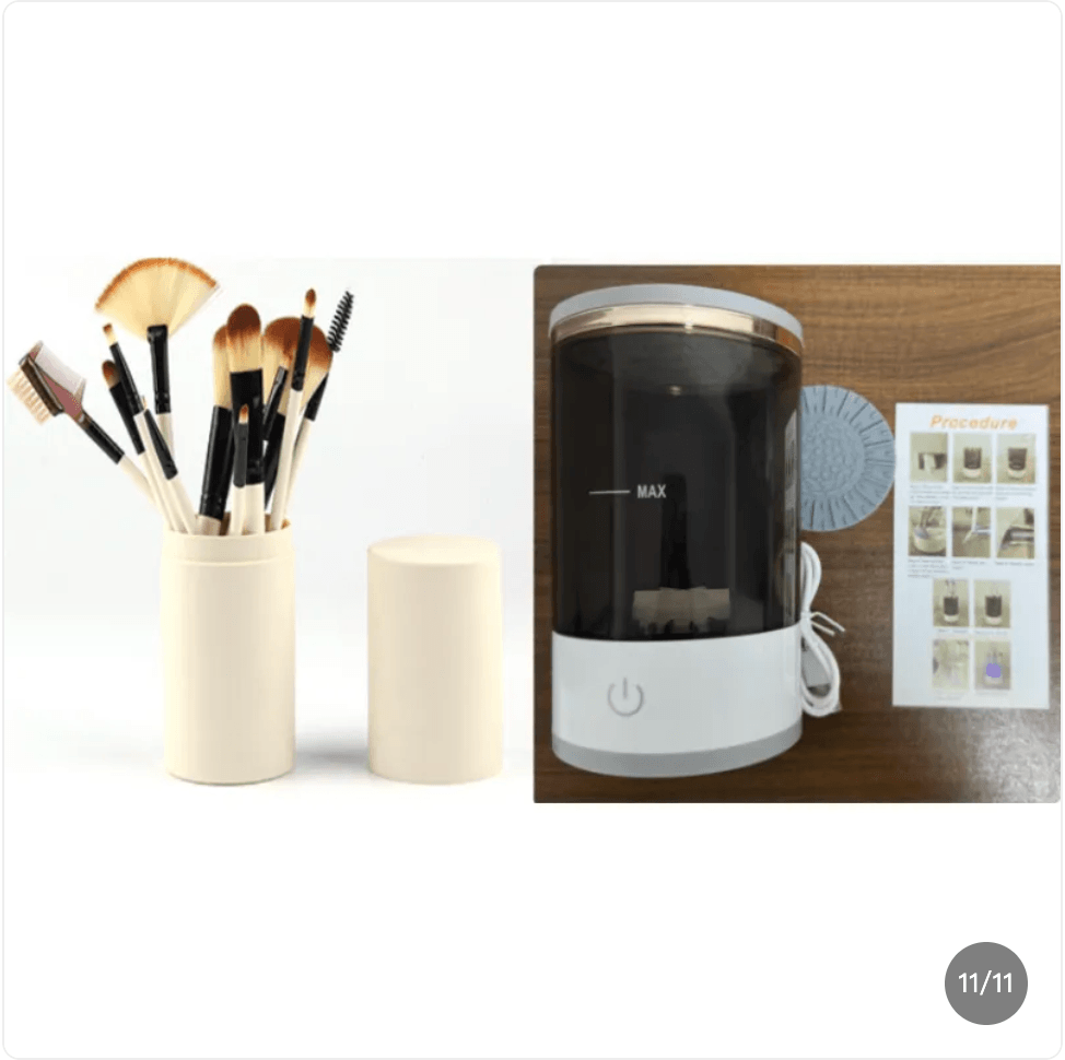 Rechargeable Electric Makeup Brush Cleaner