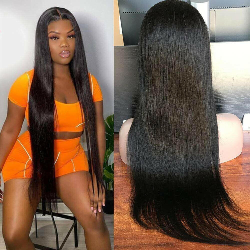 BeuMax 10A Grade 3/4 Straight Hair Bundles with 4x4 Closure Brazilian.