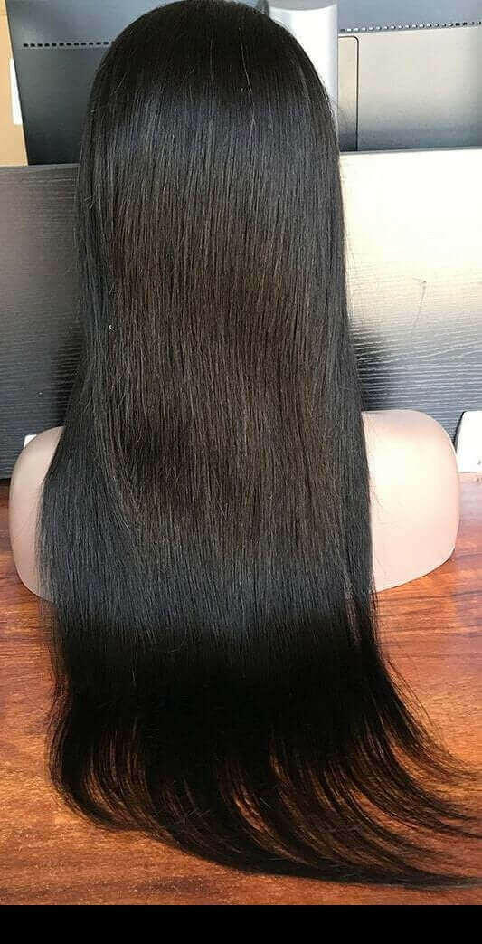 10A Grade 3/4 Straight Human Hair Bundles 4x4 Closures and 13x4 fronta.