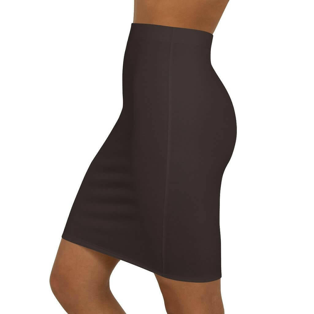 Womens Skirt, Dark Chocolate Brown Pencil Skirt.