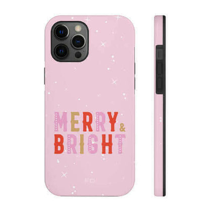 Merry & Bright Tough Case for iPhone with Wireless Charging.