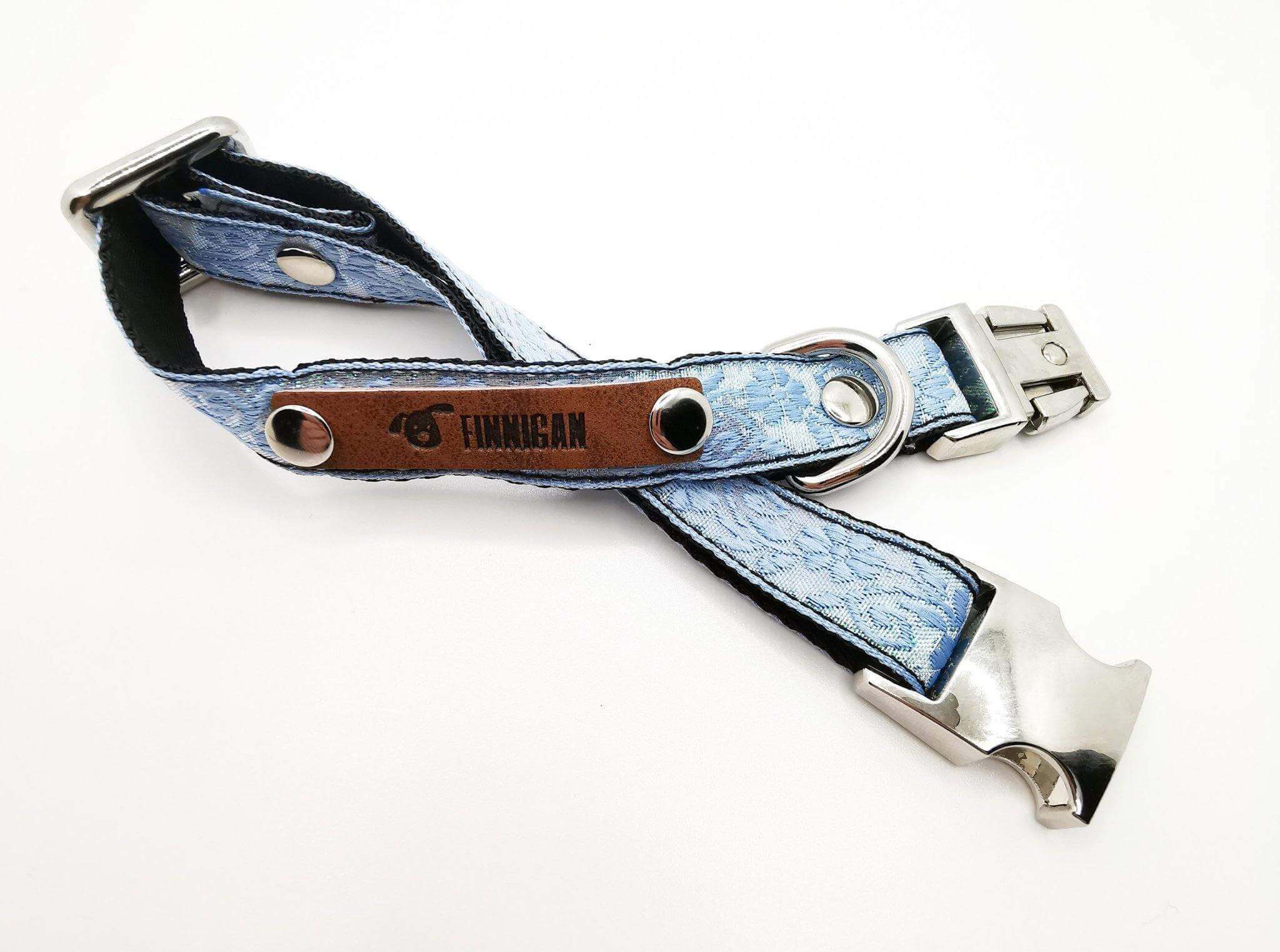 Copy of Finnigan Designer Dog Collar (Blue Collection) Small