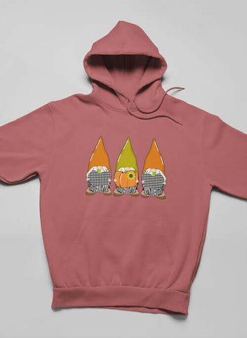 Pumpkin Gnomes Fall Hoodie.