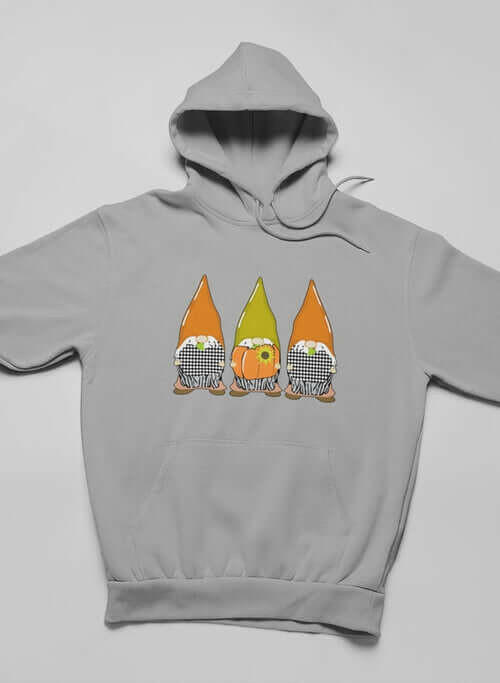 Pumpkin Gnomes Fall Hoodie.