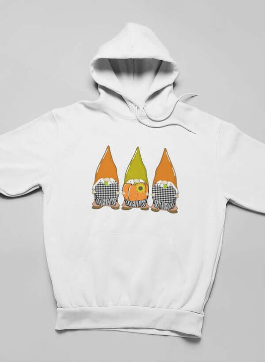 Pumpkin Gnomes Fall Hoodie.