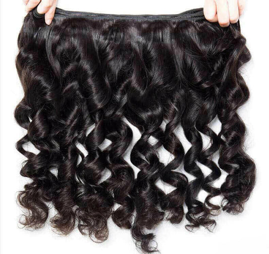 10A Grade 1/3/4 Loose Wave Brazilian Human Hair Bundles.