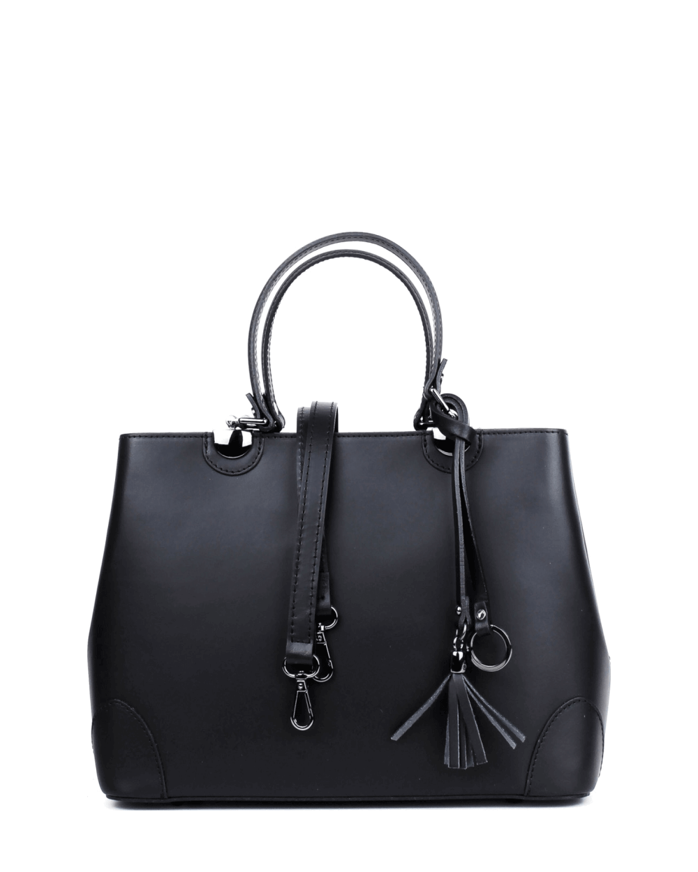 Bolso de mano FIORI Negro.