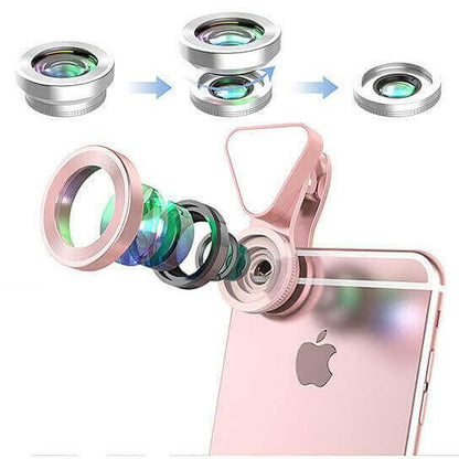 Glow Face 3 In 1 Photo Lens And Fill Lighting Clip.