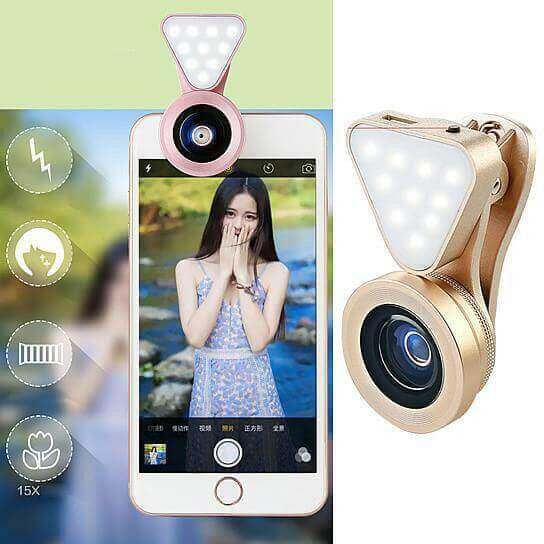 Glow Face 3 In 1 Photo Lens And Fill Lighting Clip.