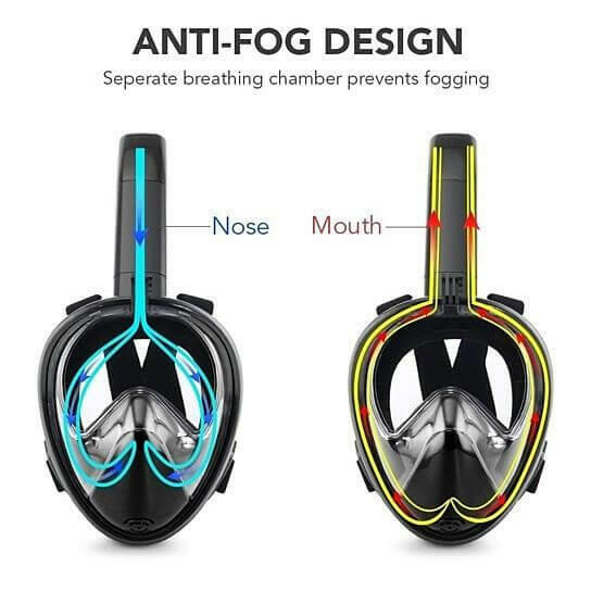 Full Face Snorkel Mask.