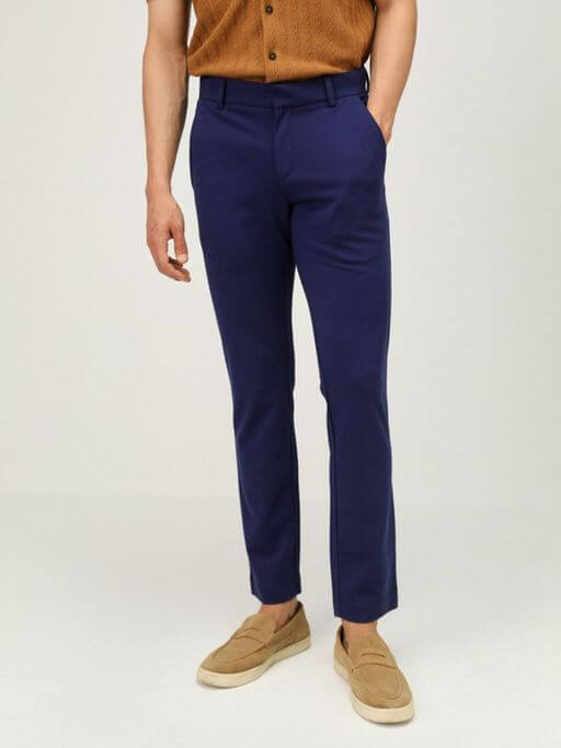 Regular Fit Men Casual Trousers