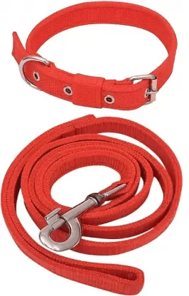 Doggie Combo of Adjustable Dog Collar and Leash for Small Dogs of All.