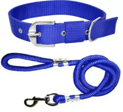 Smart Doggie Combo of Adjustable Dog Collar and Leash for Heavy Dogs.