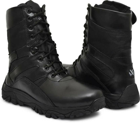 Rapid Response Army & Tactical boot side zip Genuine Leather Light