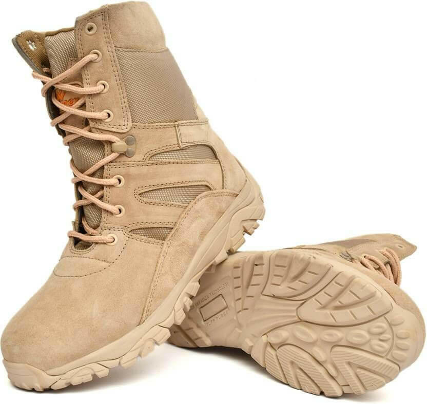 Rapid Response Army &amp; Tactical boot side zip Genuine Leather Light