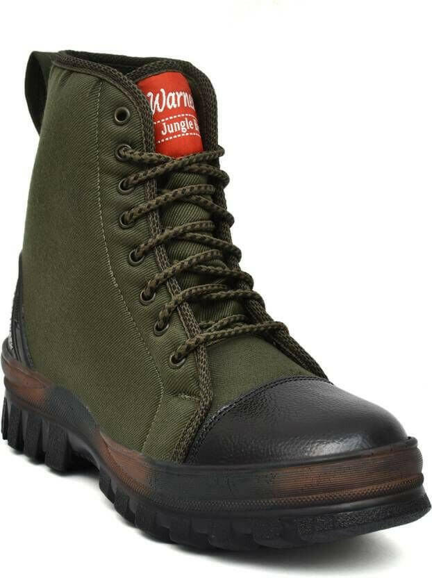 Jungle Boot Army &amp; Trekking Anti Slip Light Weight Extra Cushion Inner