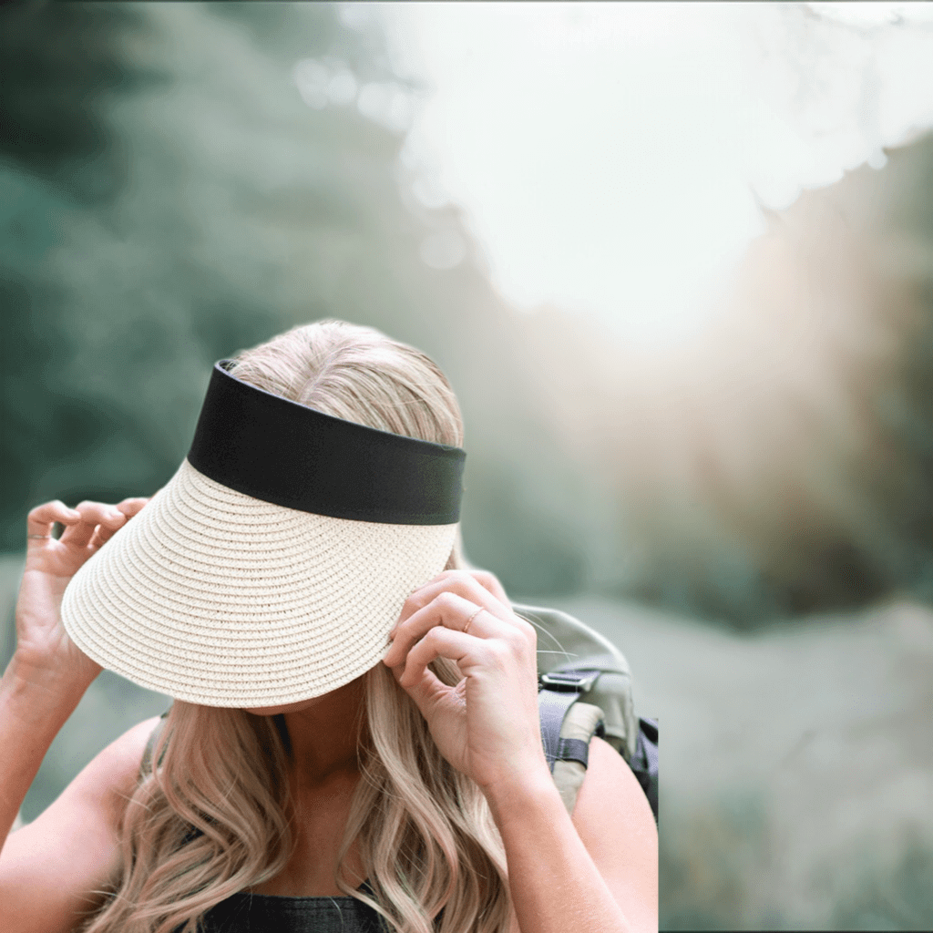 Truly Contagious Adventure Rollable Straw Visor.