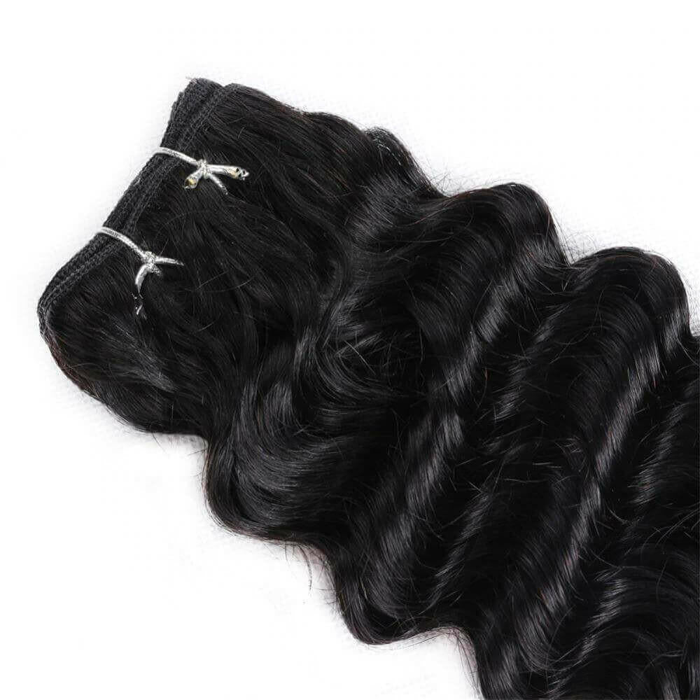 Beumax Double Drawn 12A Grade Deep Wave BUNDLES with CLOSURES &amp;